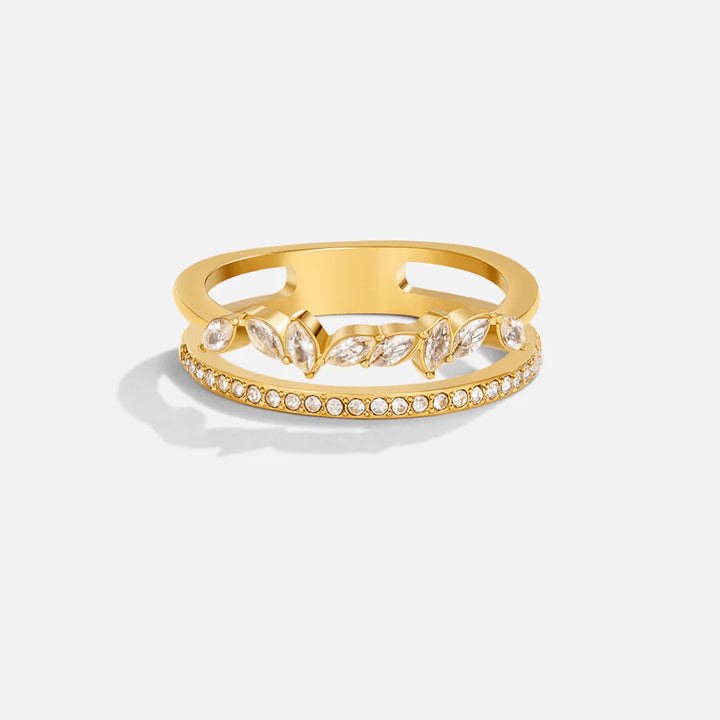 JADIE DIAMONDS RING | GOLD