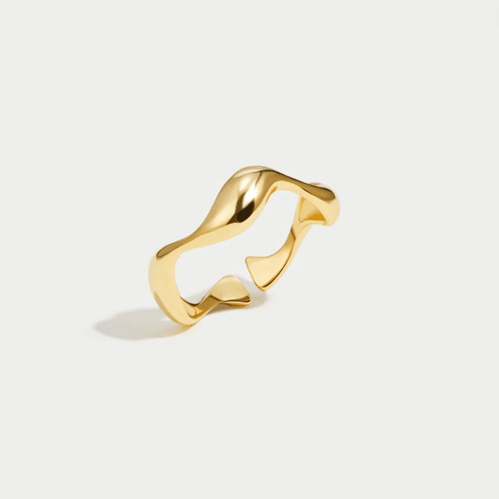 NAOMI WAVE RING | WHITE GOLD