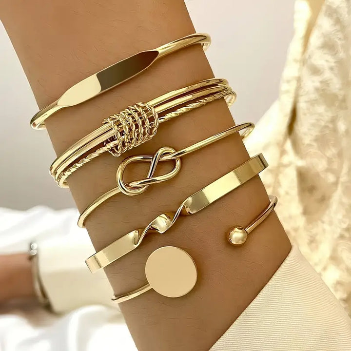 SANDY BRACELET SET | GOLD