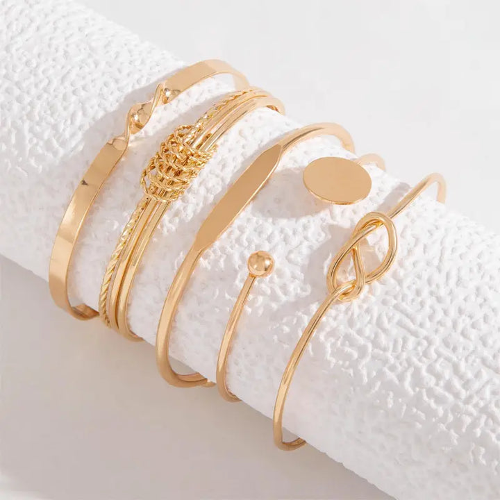 SANDY BRACELET SET | GOLD