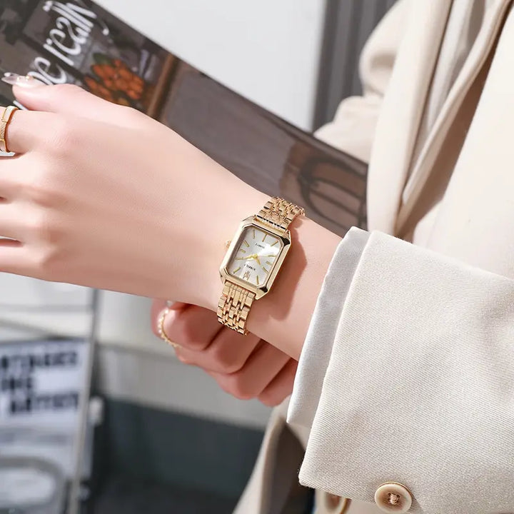 ASHLEY LINK WATCH | GOLD