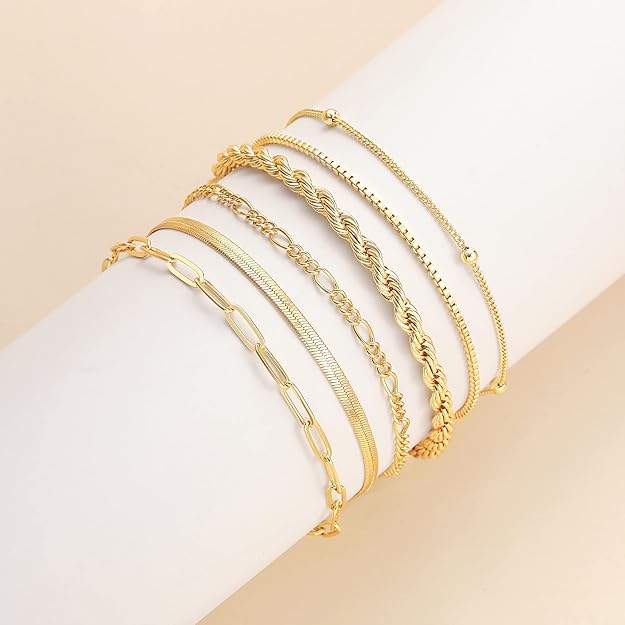 LINDA RENNER BRACELET SET | GOLD
