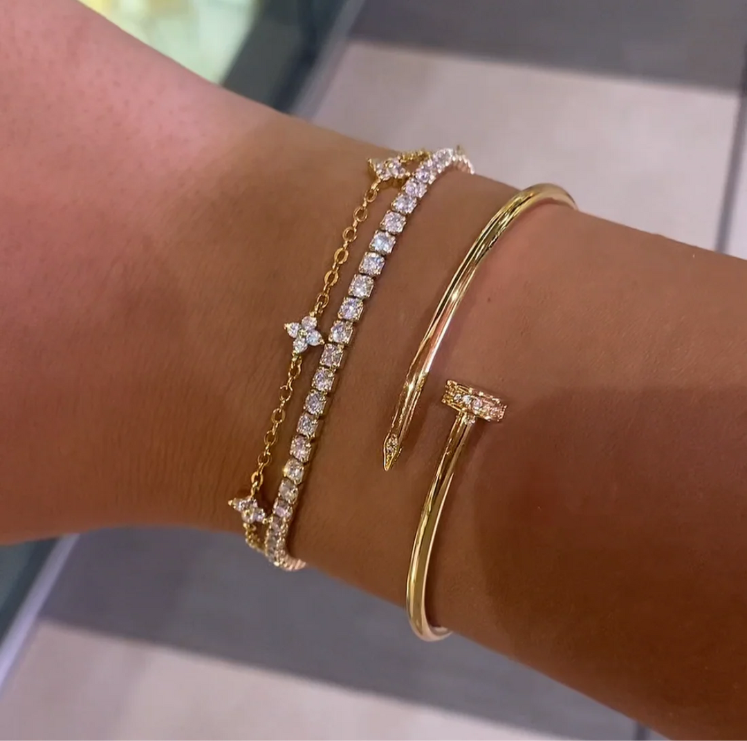 DESTINY NAIL BRACELET | GOLD