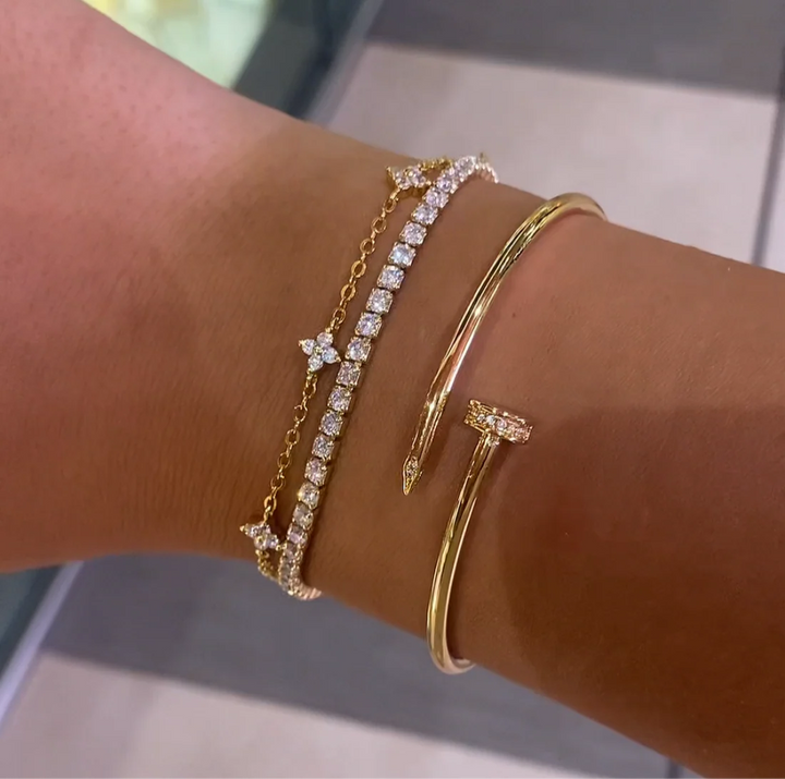 DESTINY NAIL BRACELET | GOLD