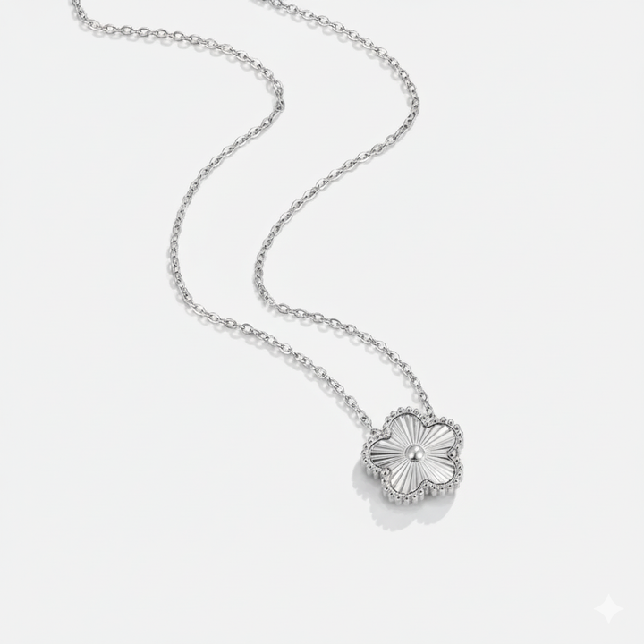 JESSEY LUCK NECKLACE | WHITE GOLD