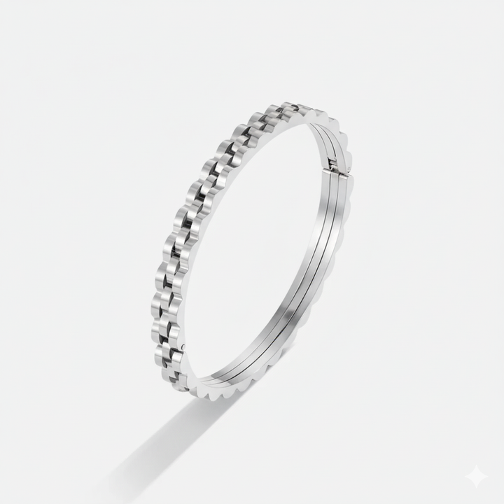 CHUNKY SWITCH BRACELET | WHITE GOLD