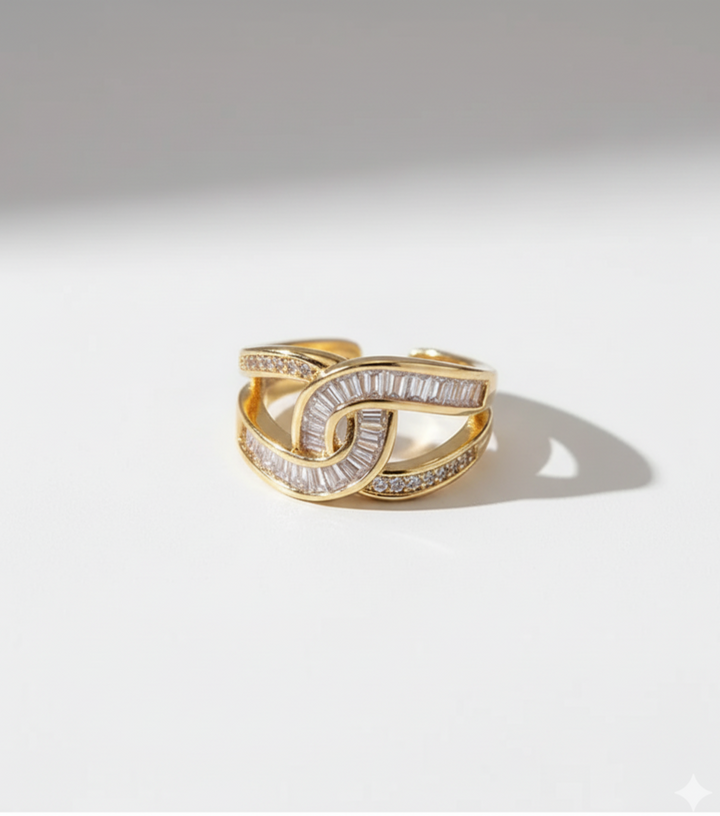 LIZA KNOTTED RING | GOLD