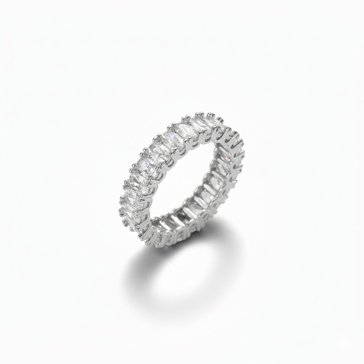 LENA TENNIS RING | WHITE GOLD