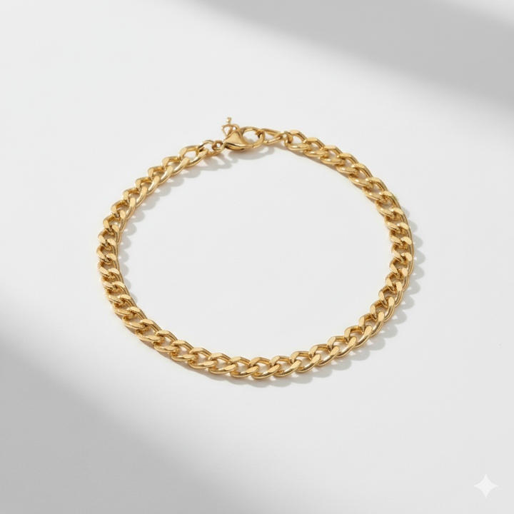 ZOÊ CUBAN LINK NECKLACE | GOLD