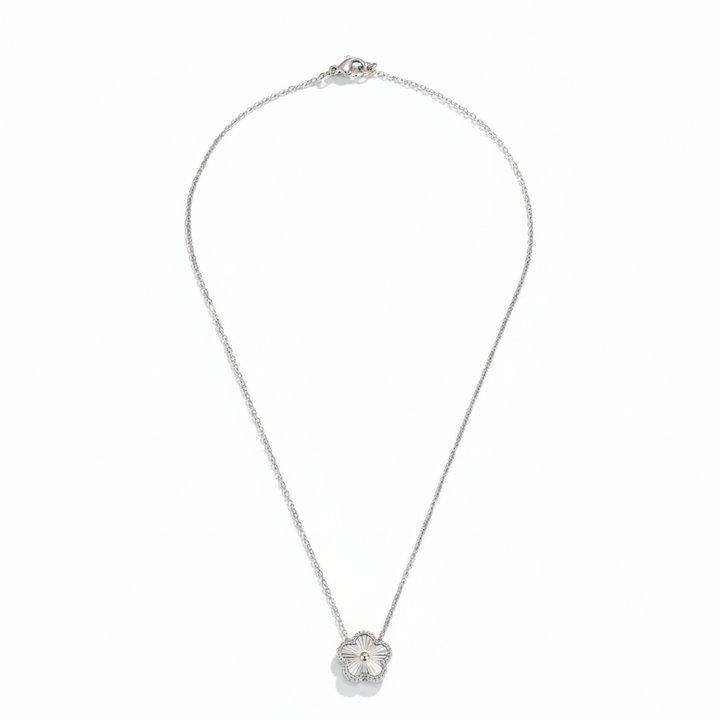 JESSEY LUCK NECKLACE | WHITE GOLD