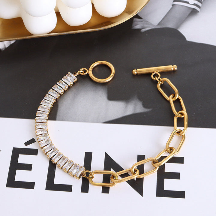 MIA BAGUETTE BRACELET | GOLD