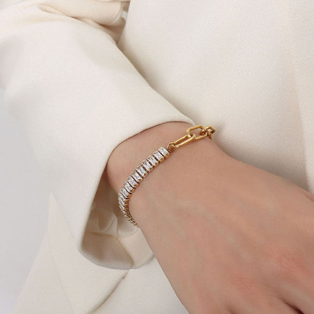 MIA BAGUETTE BRACELET | GOLD