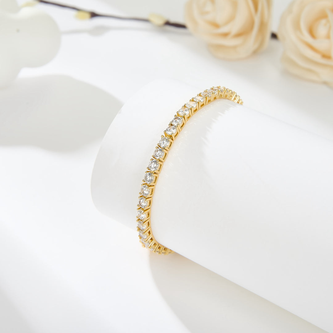 SERENA TENNIS BRACELET | GOLD
