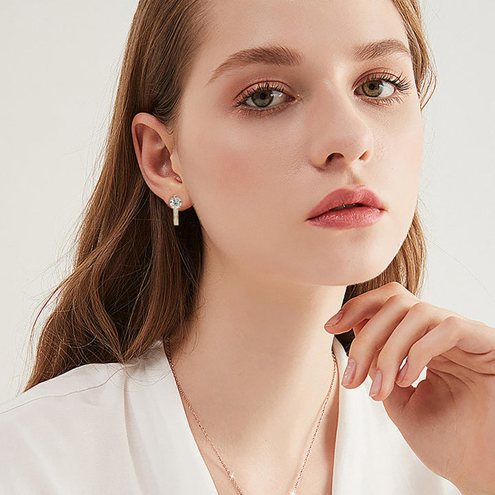 EMILY SHINE EARRINGS | WHITE GOLD