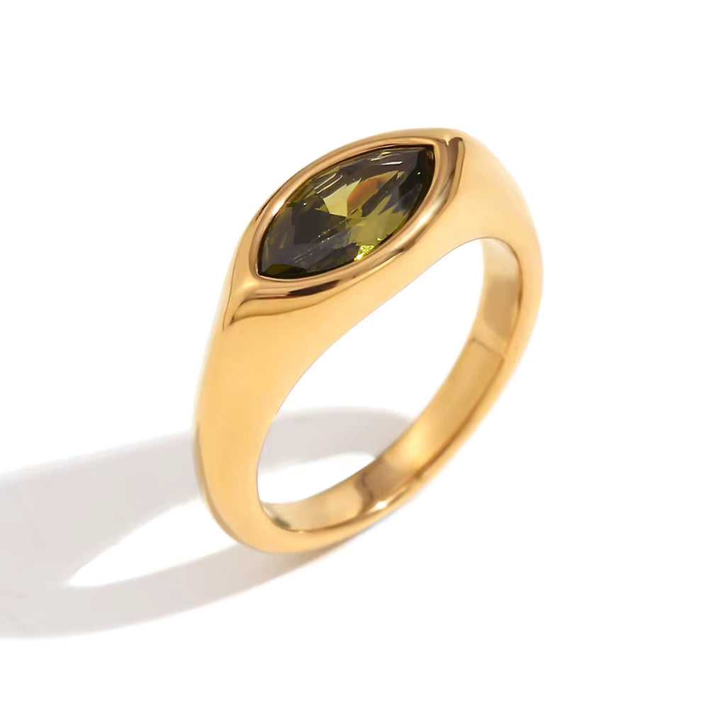 SENNA STONE RING | GOLD