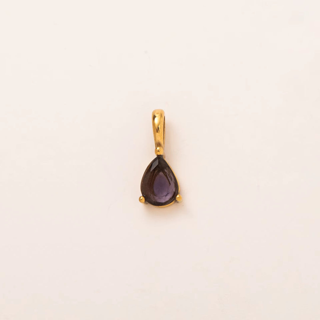 LADY BIRTHSTONE NECKLACE | GOLD