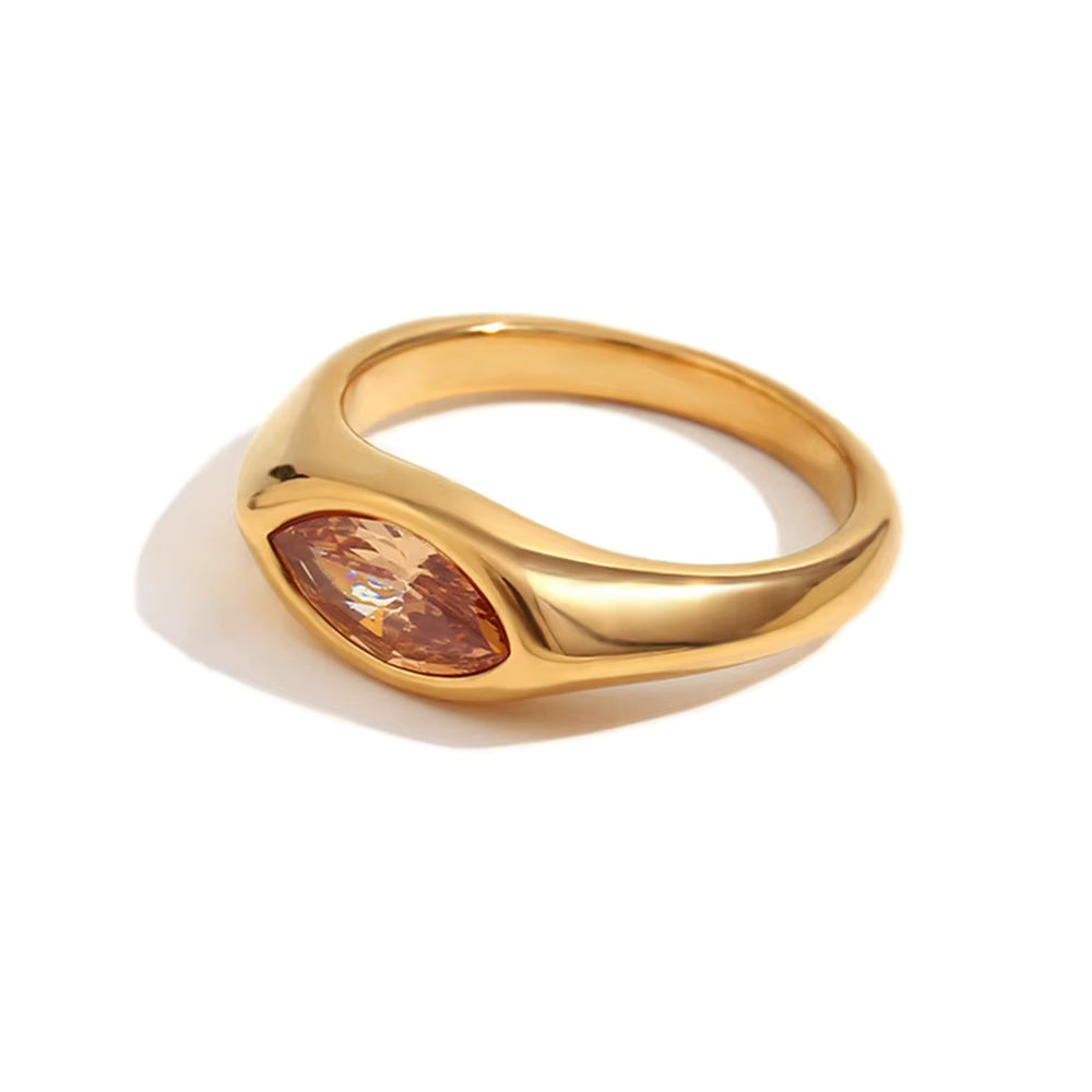 SENNA STONE RING | GOLD