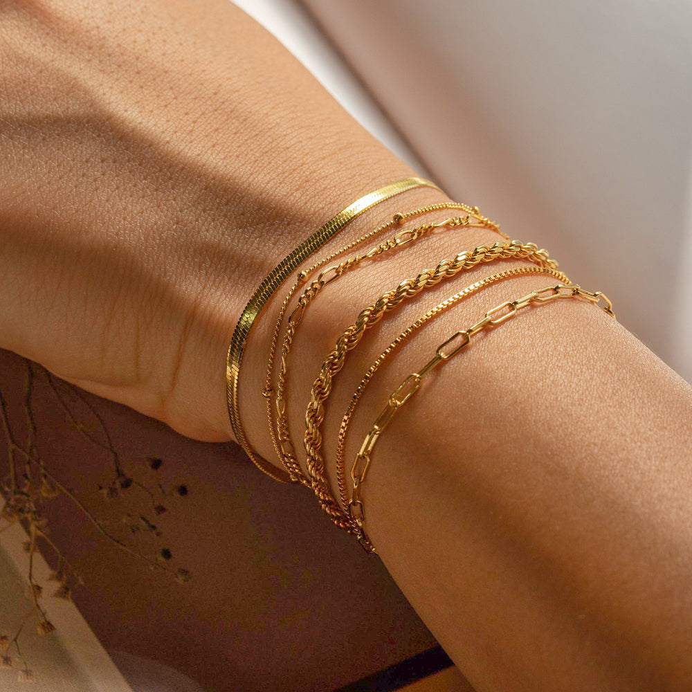 LINDA RENNER BRACELET SET | GOLD