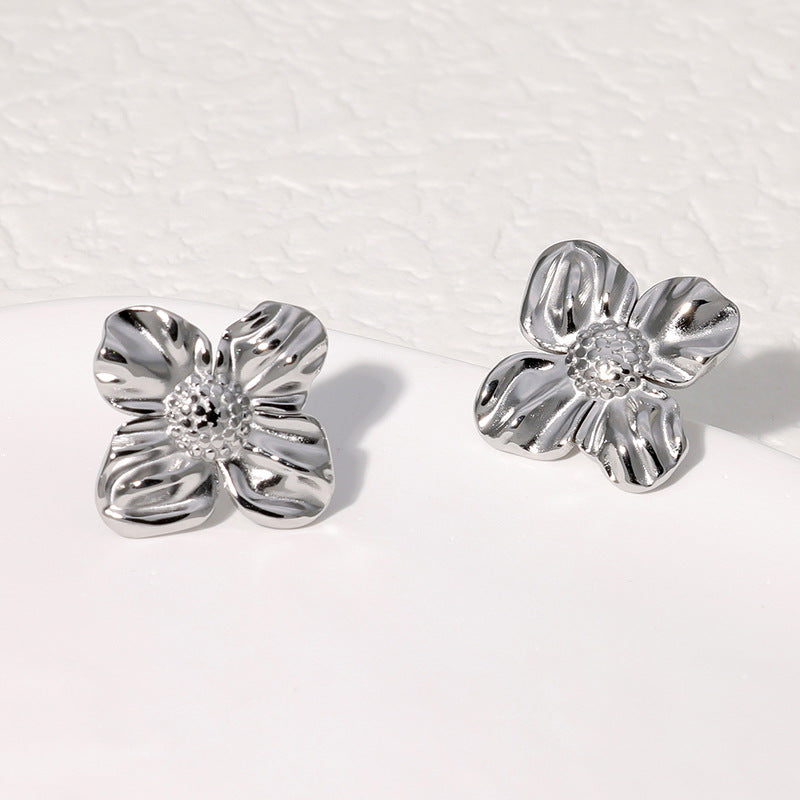 VIX FLOWER EARRINGS | GOLD