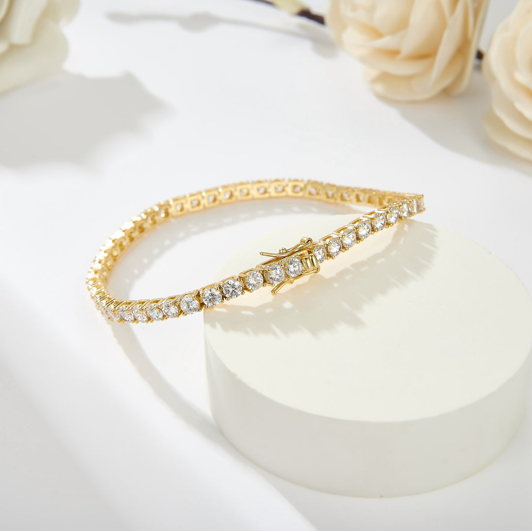 SERENA TENNIS BRACELET | GOLD