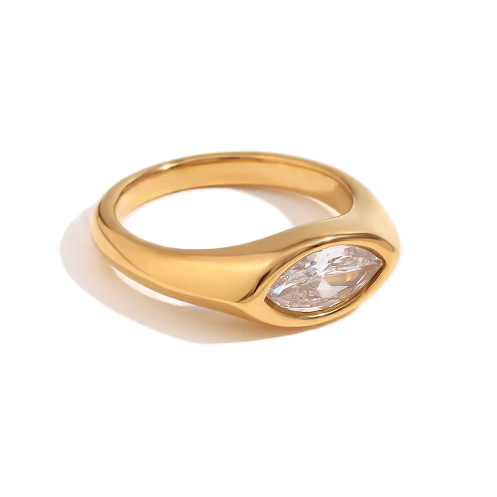 SENNA STONE RING | GOLD