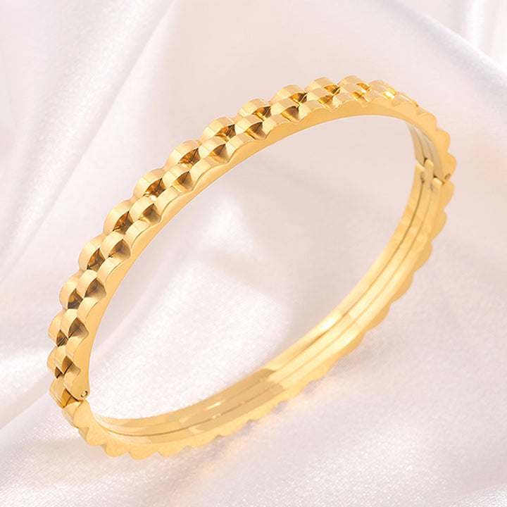 CHUNKY SWITCH BRACELET | WHITE GOLD