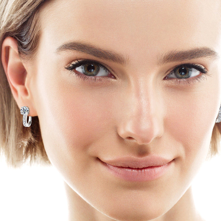 EMILY SHINE EARRINGS | WHITE GOLD