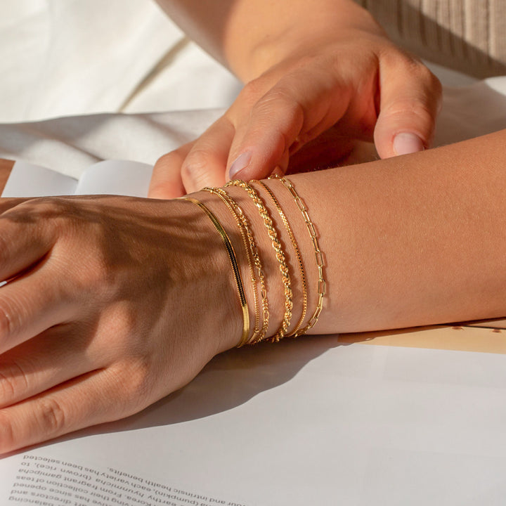 LINDA RENNER BRACELET SET | GOLD