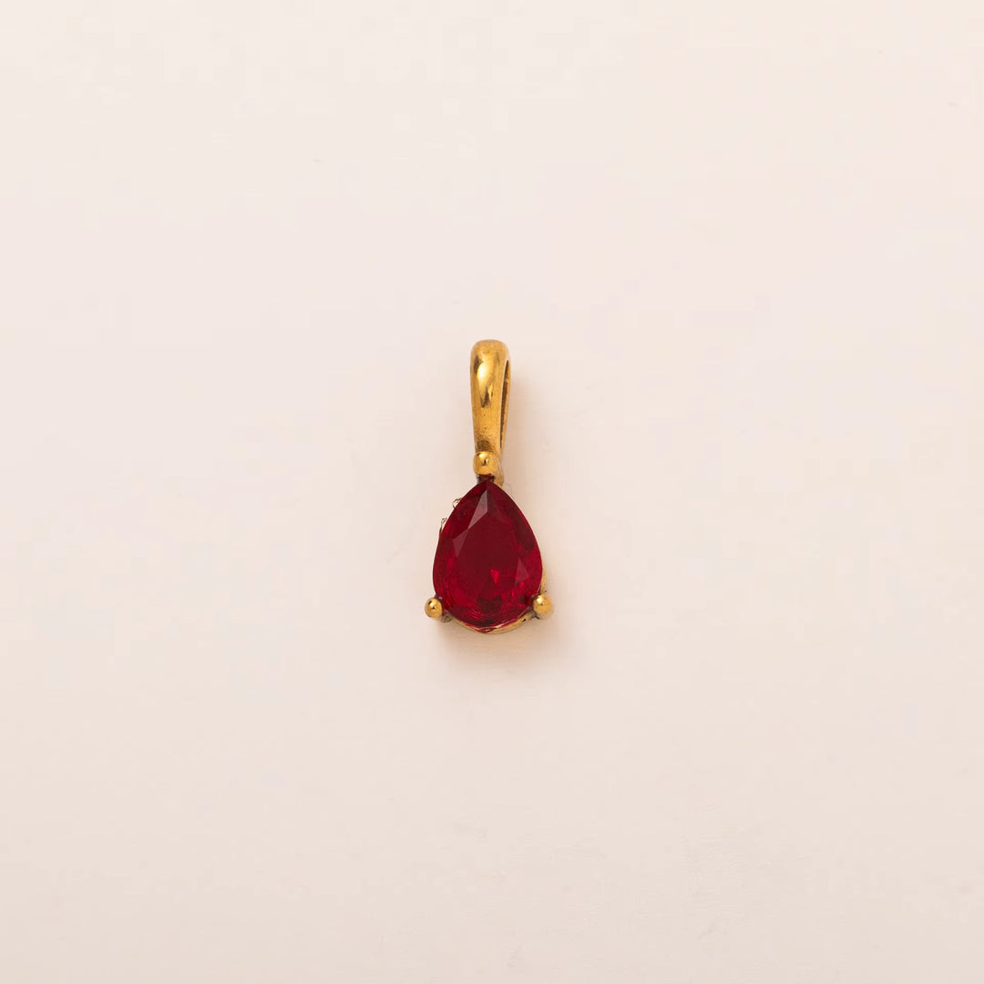 LADY BIRTHSTONE NECKLACE | GOLD