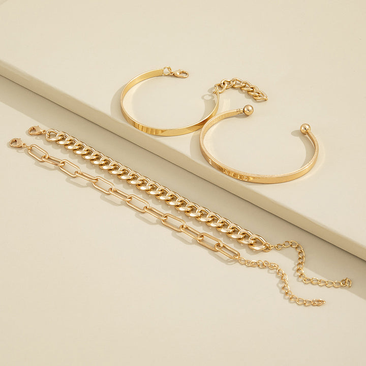 CLAIRE BRACELET SET | GOLD