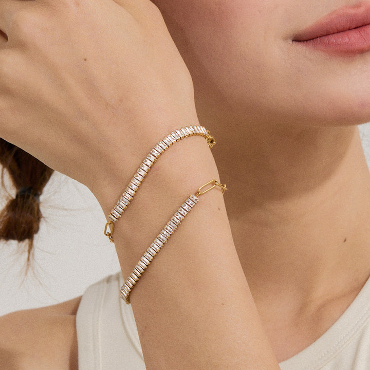 MIA BAGUETTE BRACELET | GOLD