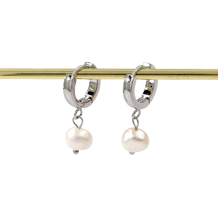 KIM PEARL EARRINGS | GOLD