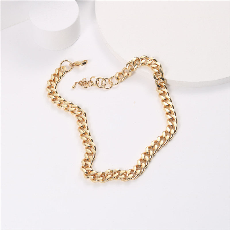 ZOÊ CUBAN LINK NECKLACE | GOLD