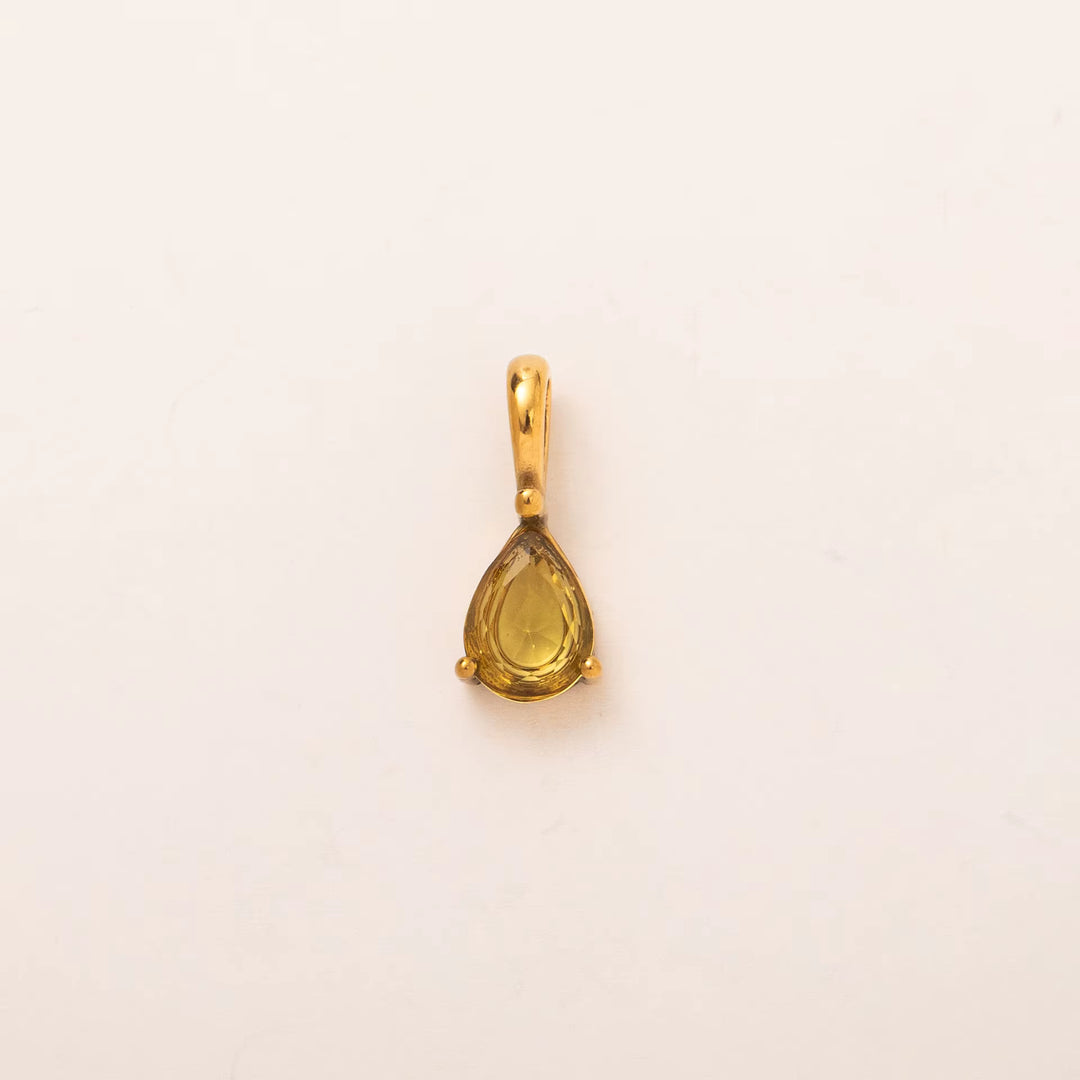 LADY BIRTHSTONE NECKLACE | GOLD