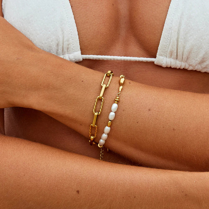 CATE CHUNKY BRACELET | GOLD