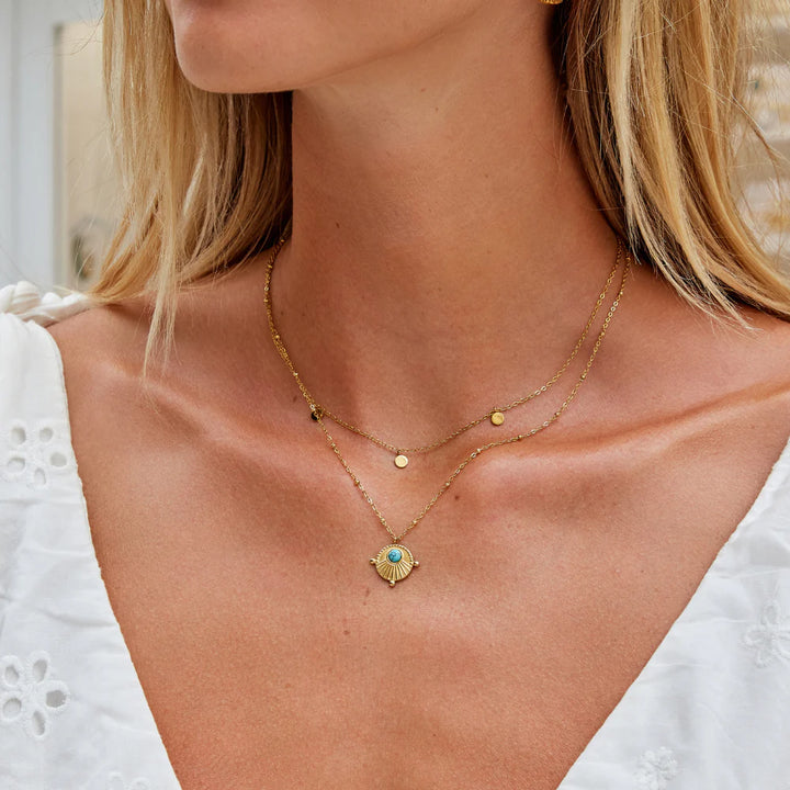 ZAZU CHARM NECKLACE | GOLD