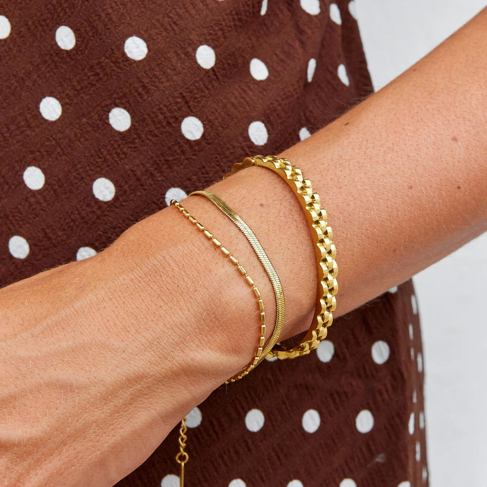 CHUNKY SWITCH BRACELET | WHITE GOLD