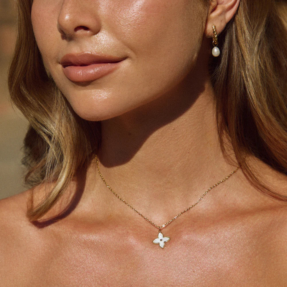 JAIMY BLOOM NECKLACE | GOLD