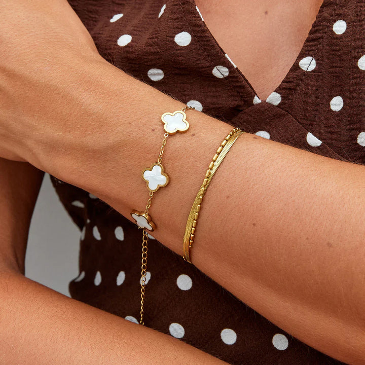 MANDY PEARL BRACELET | GOLD