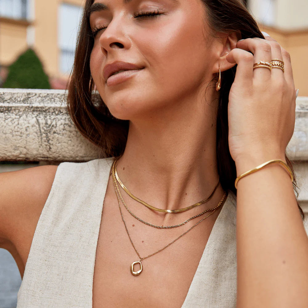 ZARA LAYERED NECKLACE | GOLD