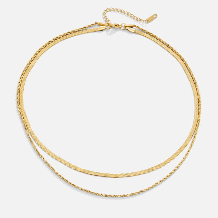 ZARA LAYERED NECKLACE | GOLD