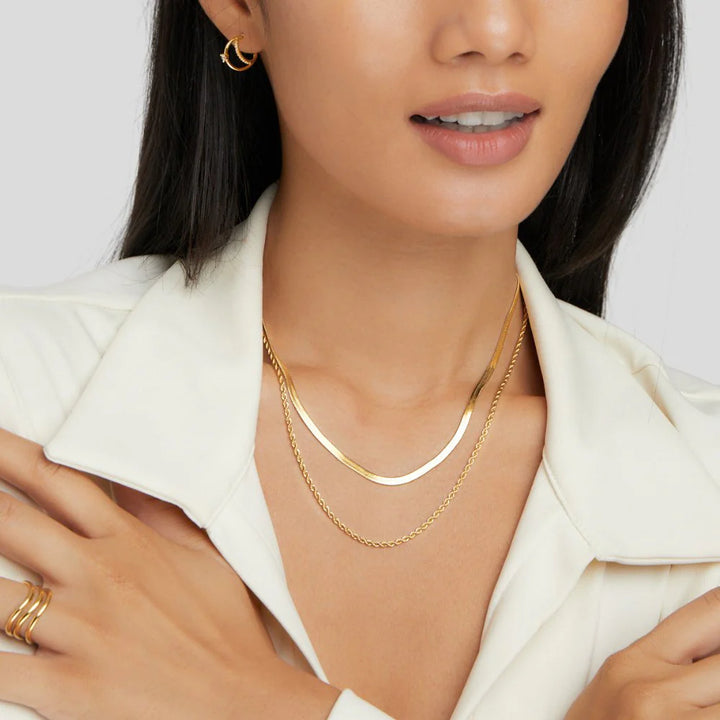 ZARA LAYERED NECKLACE | GOLD
