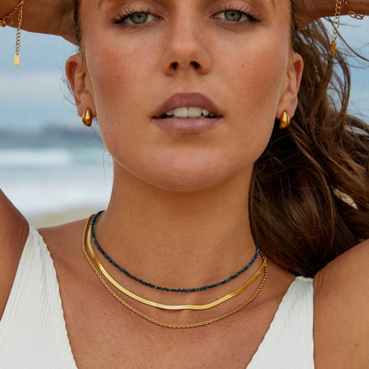 ZARA LAYERED NECKLACE | GOLD