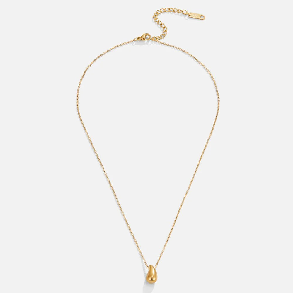 OLIVIA TEARDROP NECKLACE | GOLD