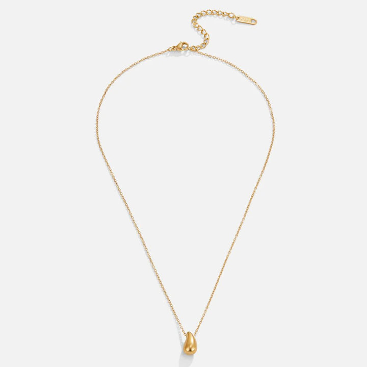 OLIVIA TEARDROP NECKLACE | GOLD