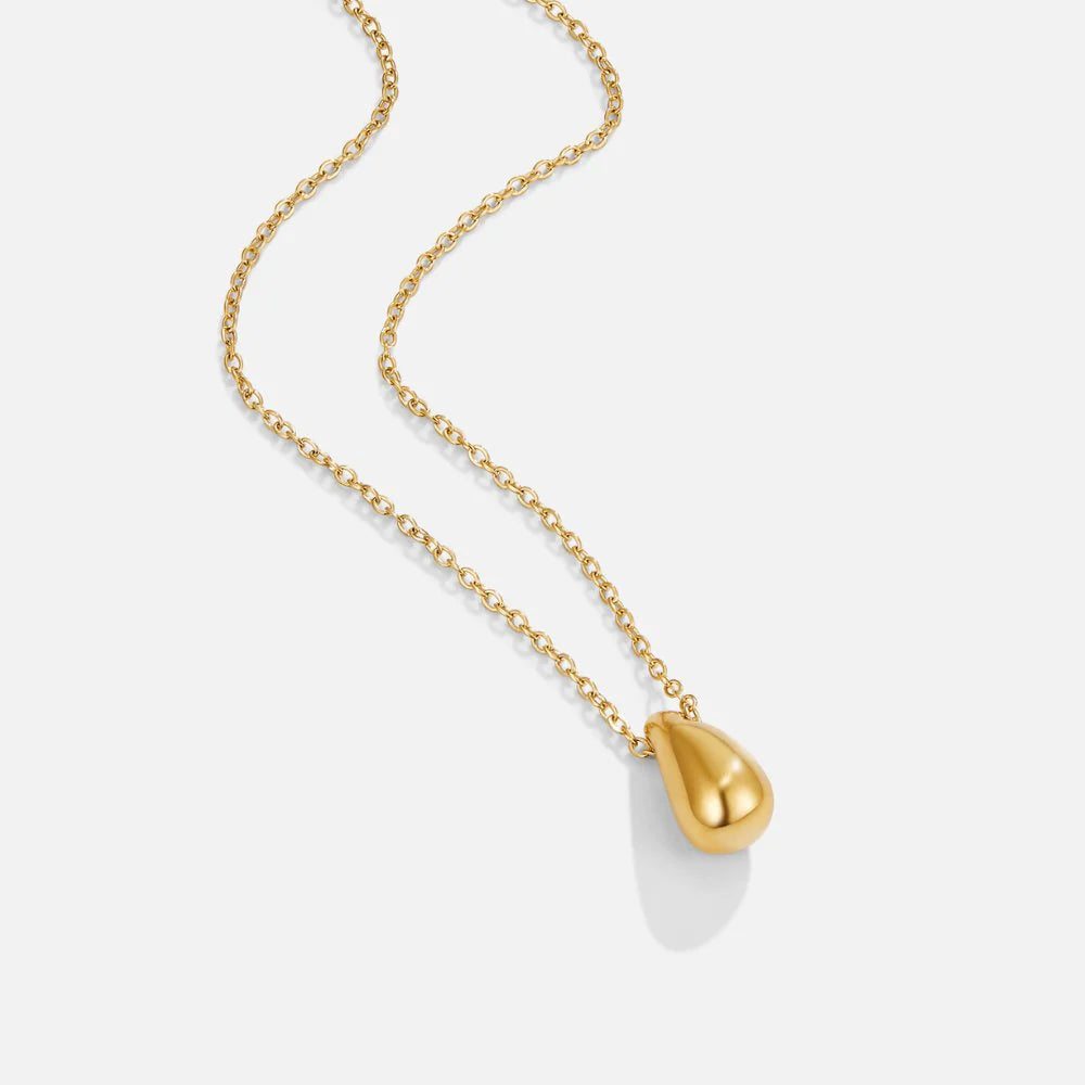 OLIVIA TEARDROP NECKLACE | GOLD