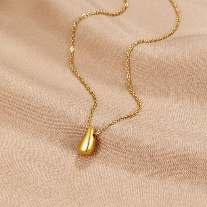 OLIVIA TEARDROP NECKLACE | GOLD