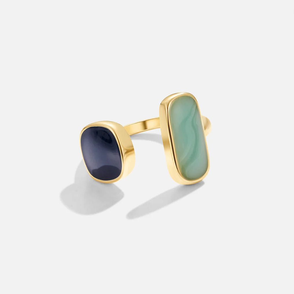 LISA STONES RING | GOLD