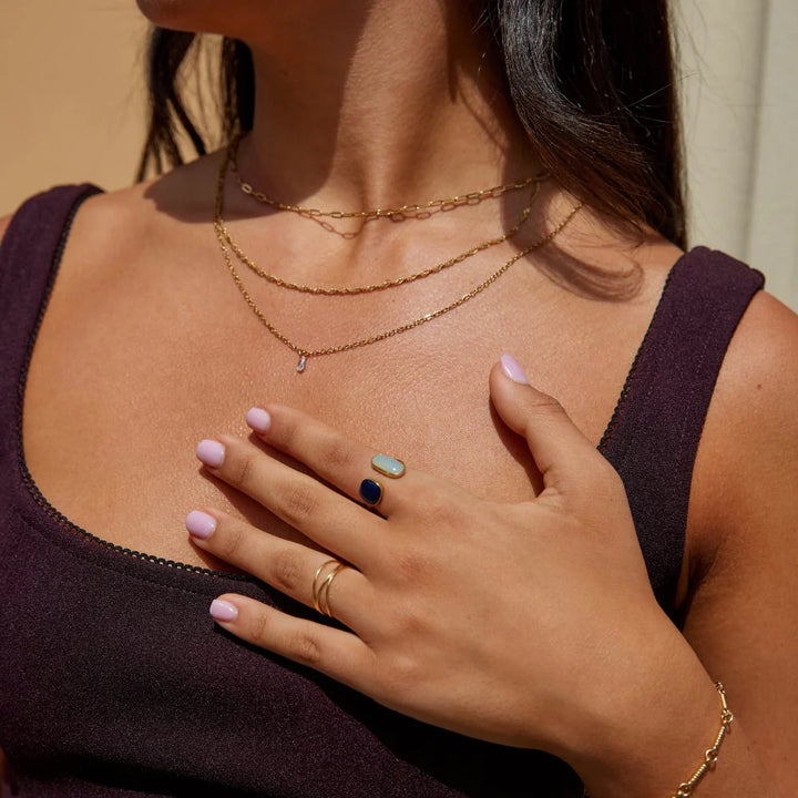 LISA STONES RING | GOLD