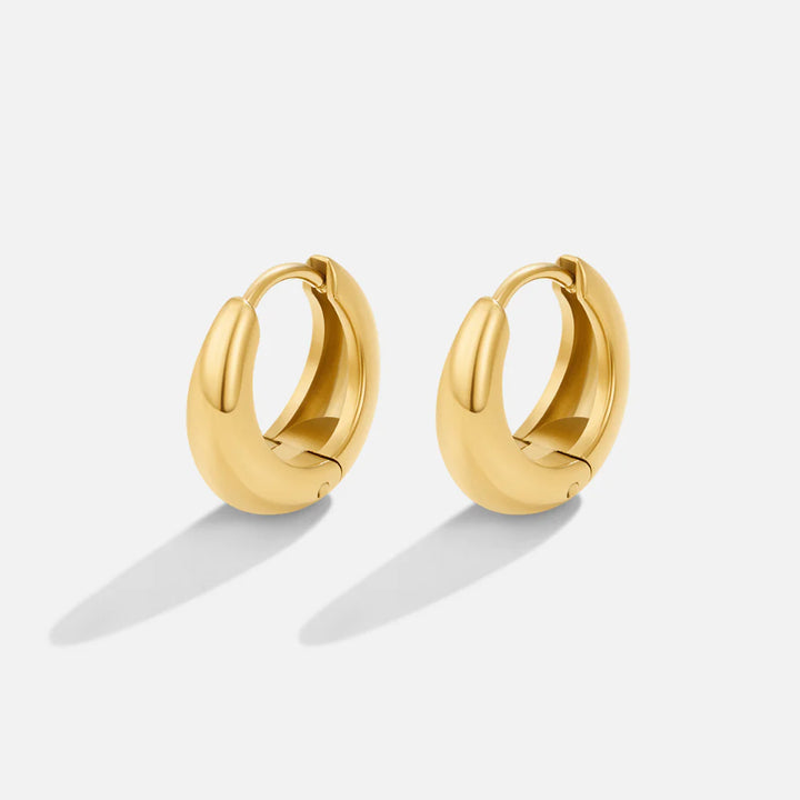 VANITY HOOP EARRINGS | WHITE GOLD